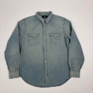rrl western chambray shirt