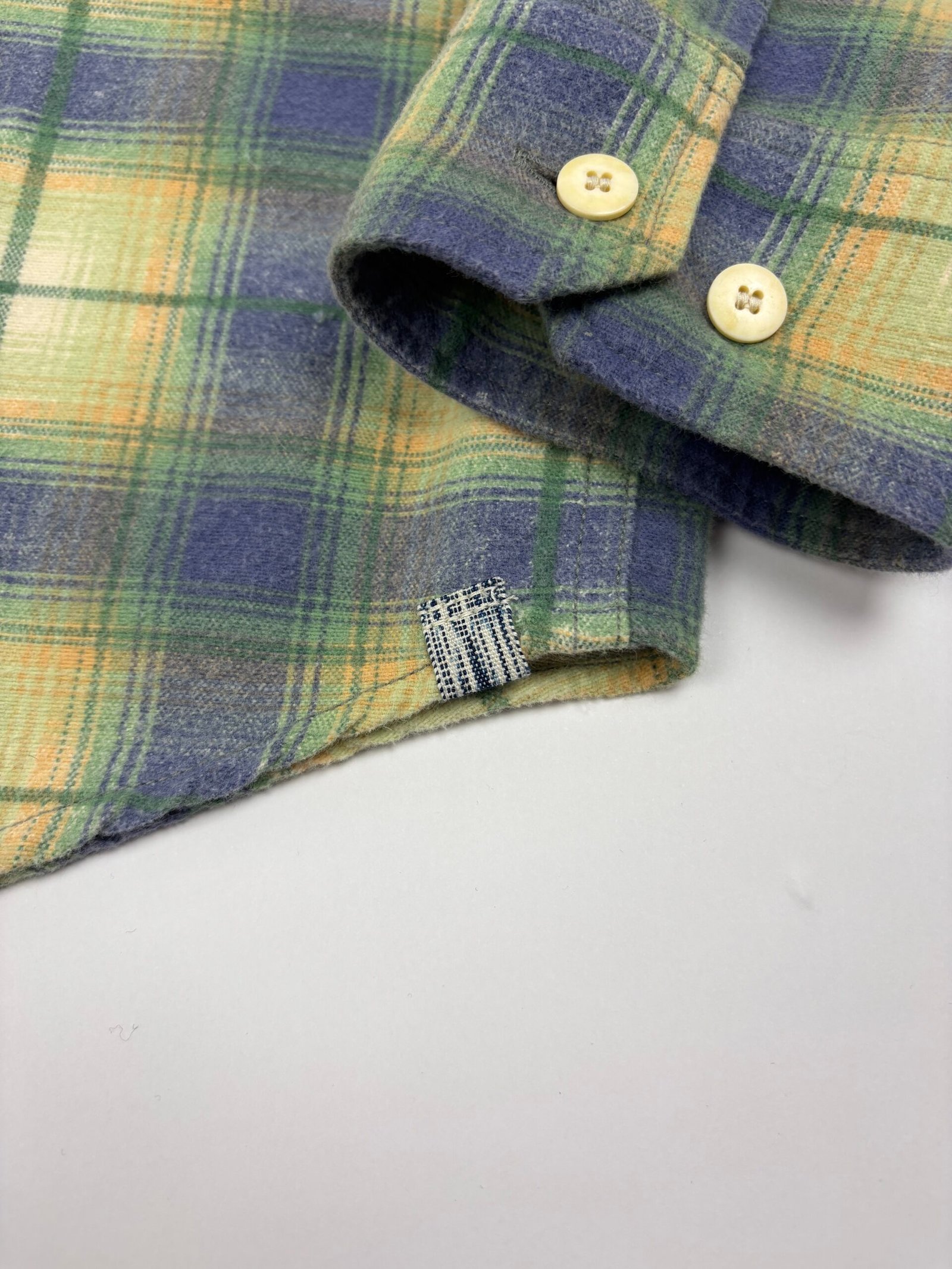 visvim pioneer khadi check button up shirt visvim pioneer khadi check button up shirt