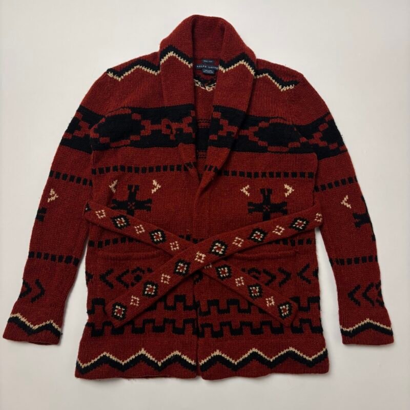 ralph lauren hand knit native wrap cardigan (womens)