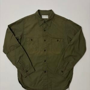 the real mccoy’s n 3 navy cotton shirt olive
