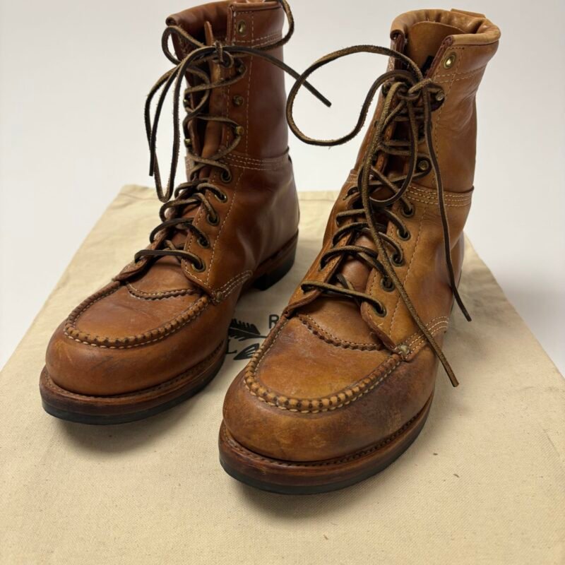 rrl clifton cowhide leather boots goodyear welt