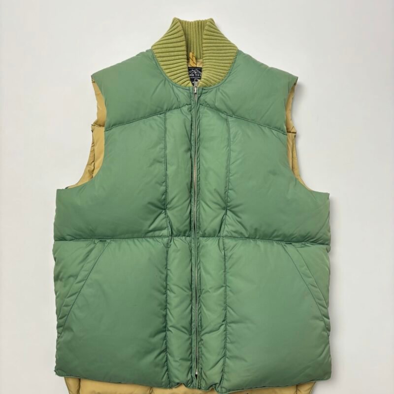 rocky mountain featherbed grand teton nylon down vest emerald