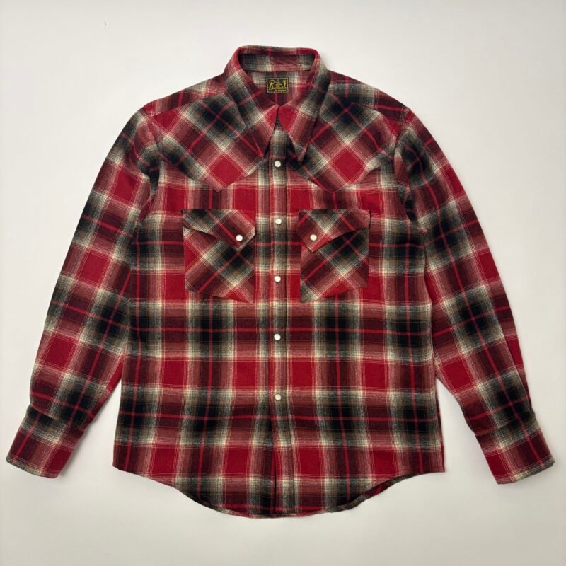 cushman plaid western shirt