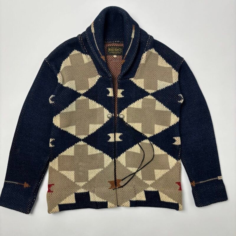 good ol’ cotton shawl collar cardigan