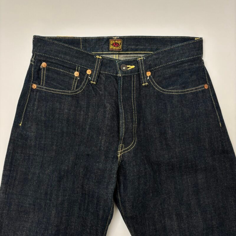 the real mccoy’s s613 13.75 oz straight cut unsanforized raw denim jeans made in japan