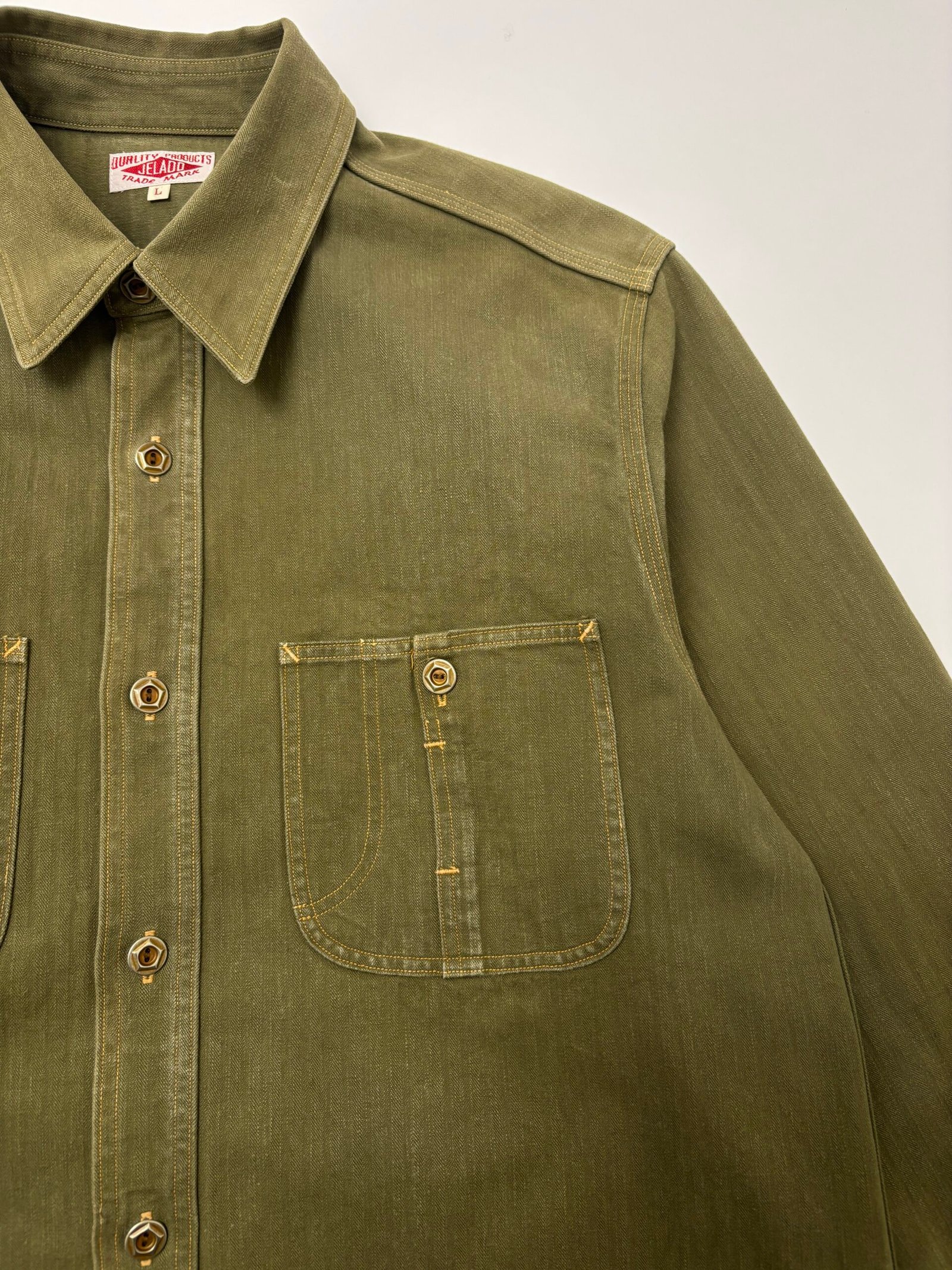 jelado herringbone twill work shirt jelado herringbone twill work shirt