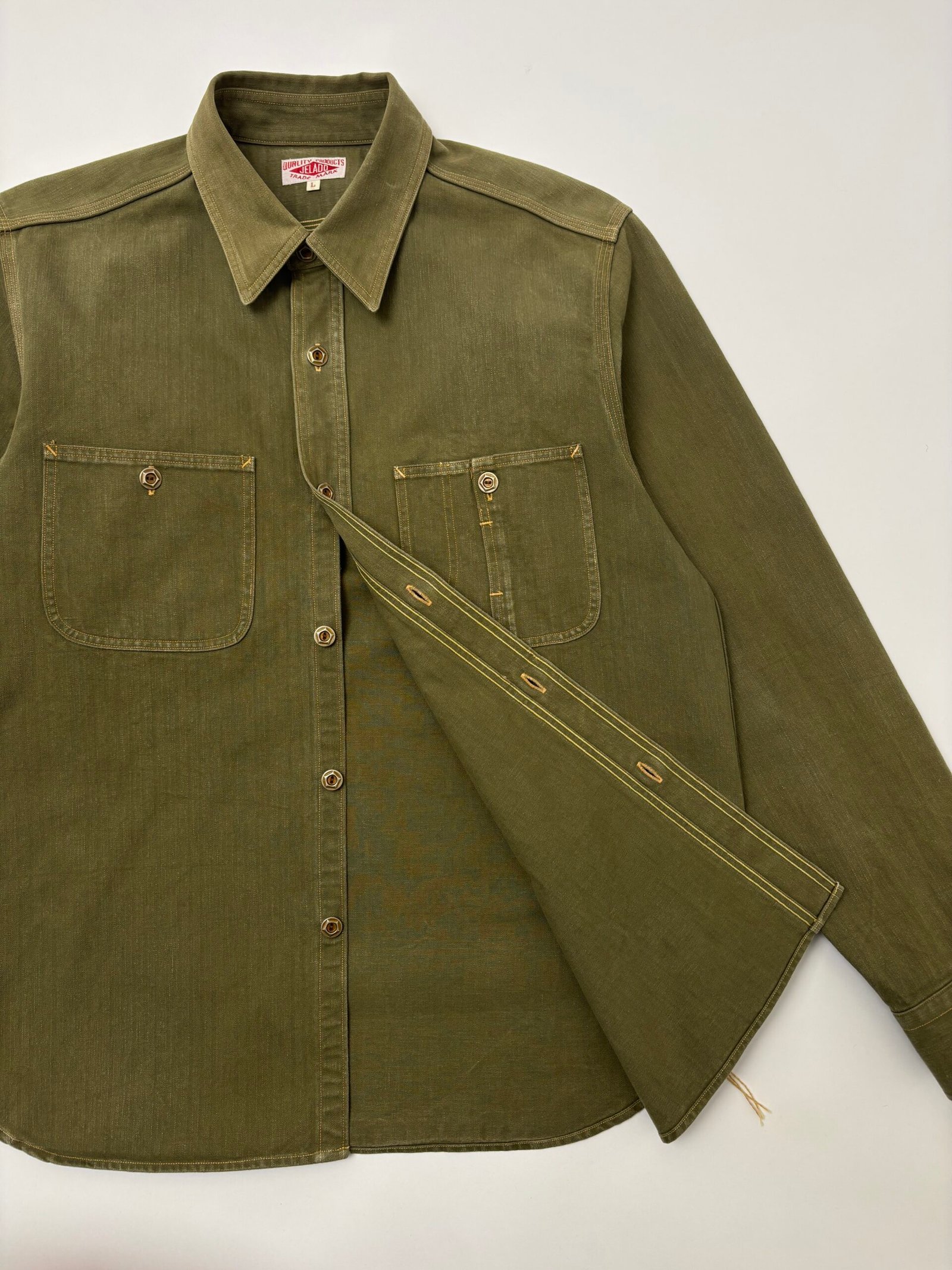 jelado herringbone twill work shirt jelado herringbone twill work shirt