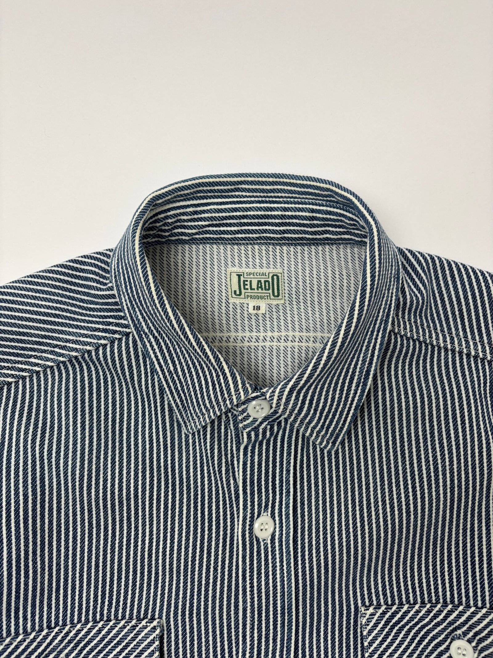 jelado hickory stripe denim work shirt jelado hickory stripe denim work shirt