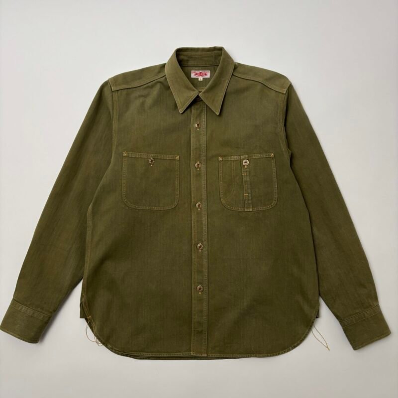 jelado herringbone twill work shirt