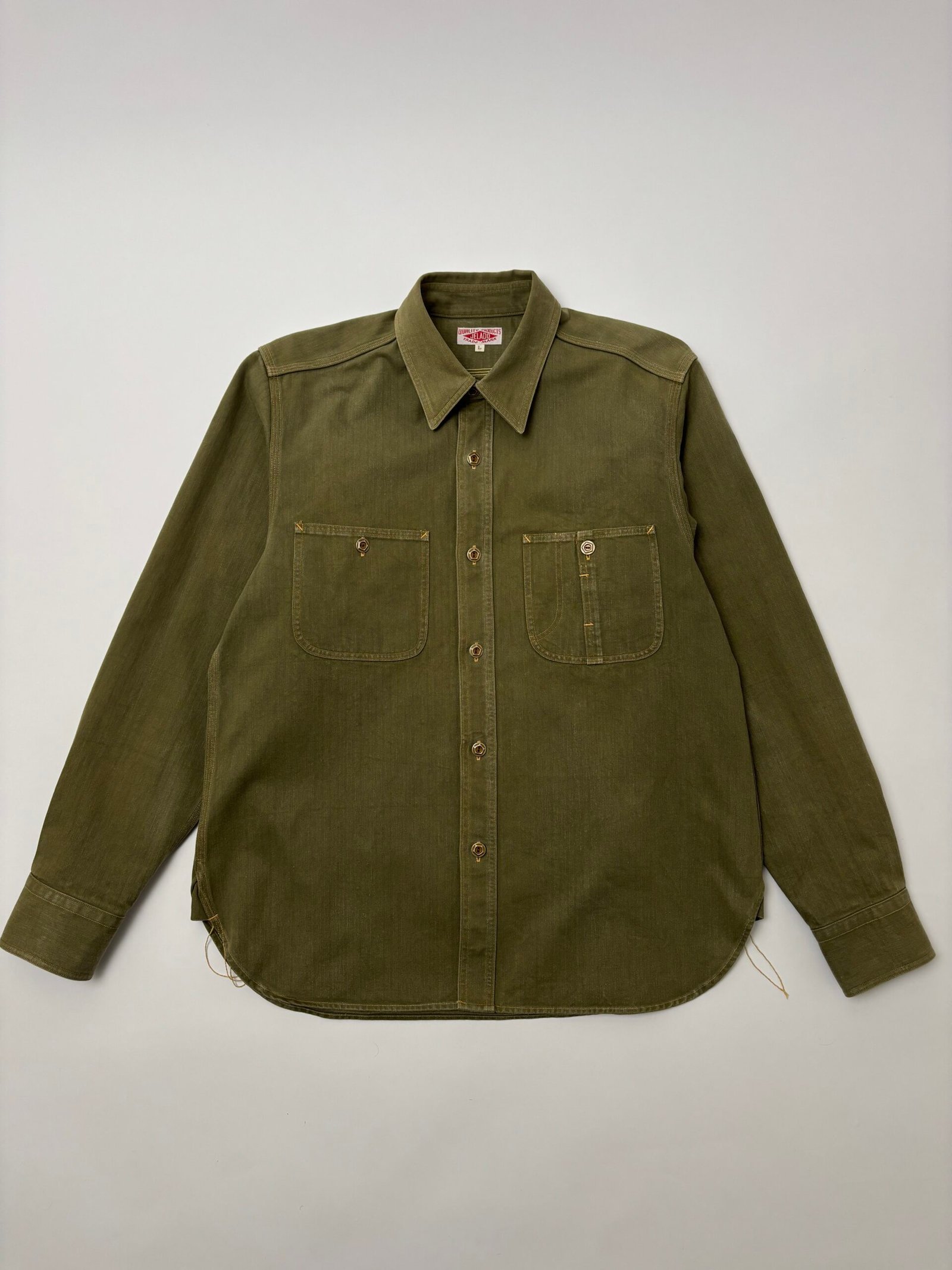 jelado herringbone twill work shirt jelado herringbone twill work shirt