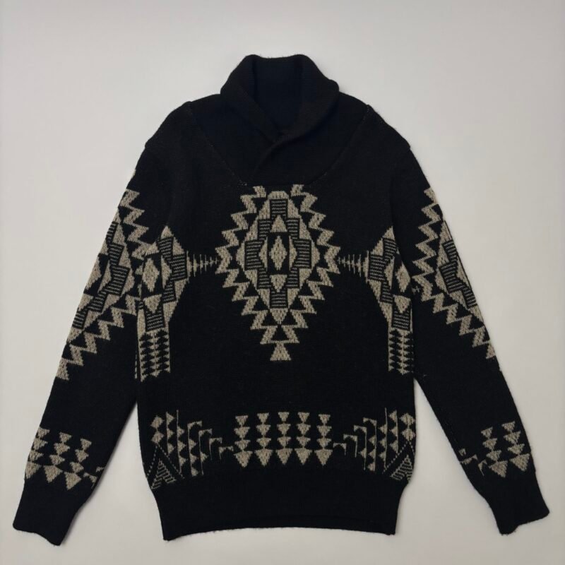 jelado salem shawl collar knit sweater