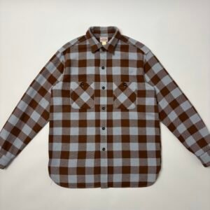 the real mccoy’s 8hu buffalo check flannel shirt