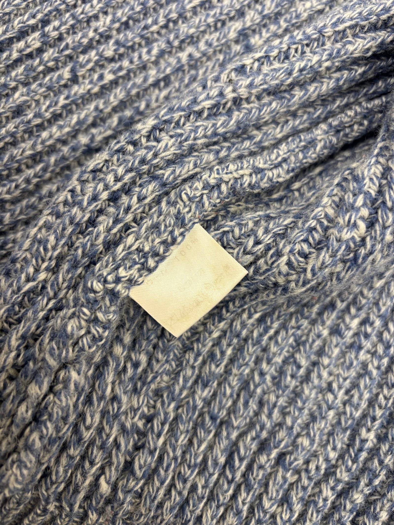 boncoura knit cardigan blue Boncoura Heavy Knit Cardigan