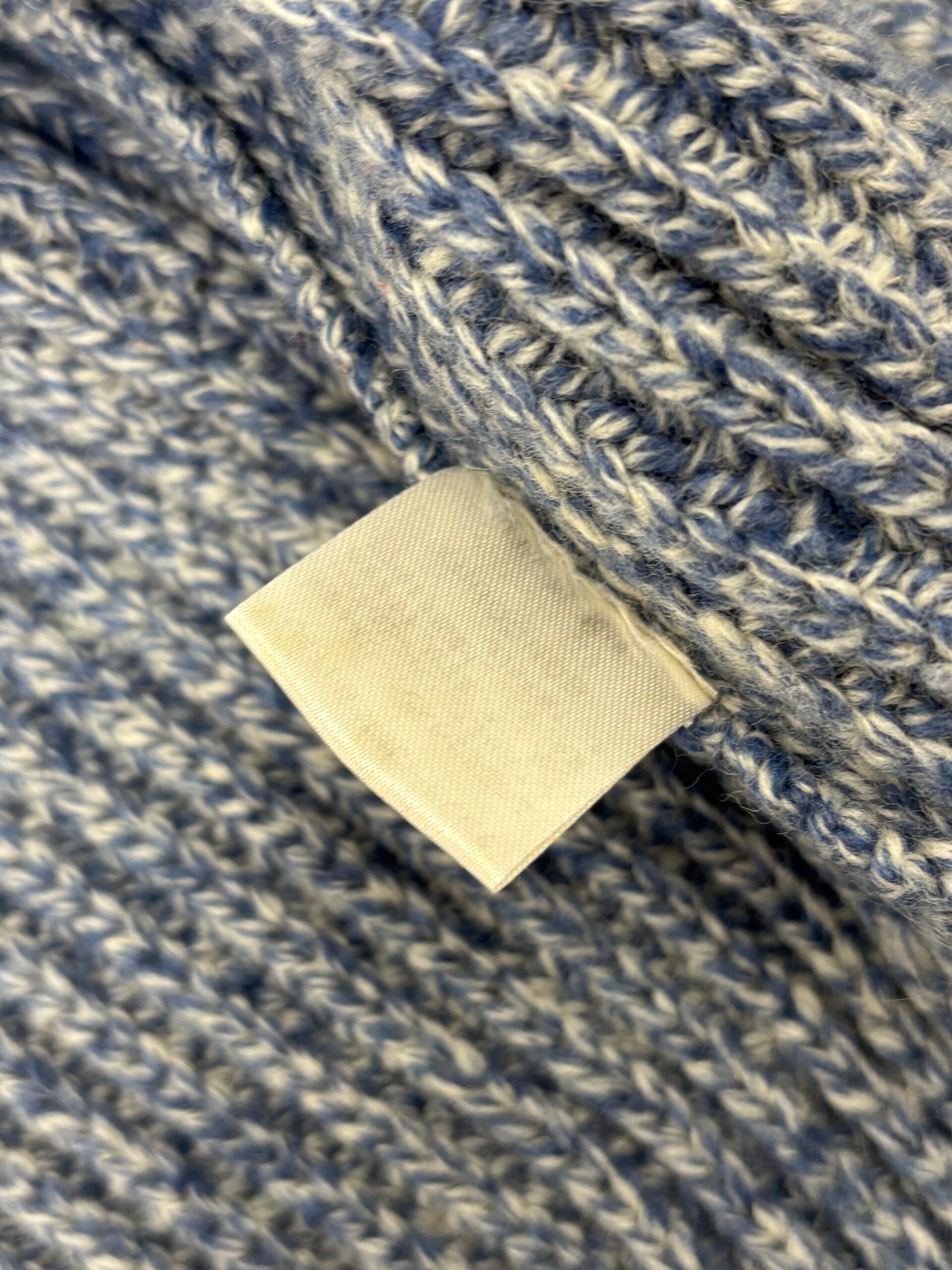 boncoura knit cardigan blue Boncoura Heavy Knit Cardigan