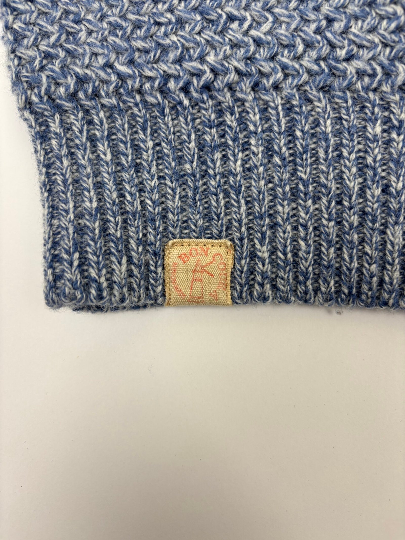 boncoura knit cardigan blue Boncoura Heavy Knit Cardigan