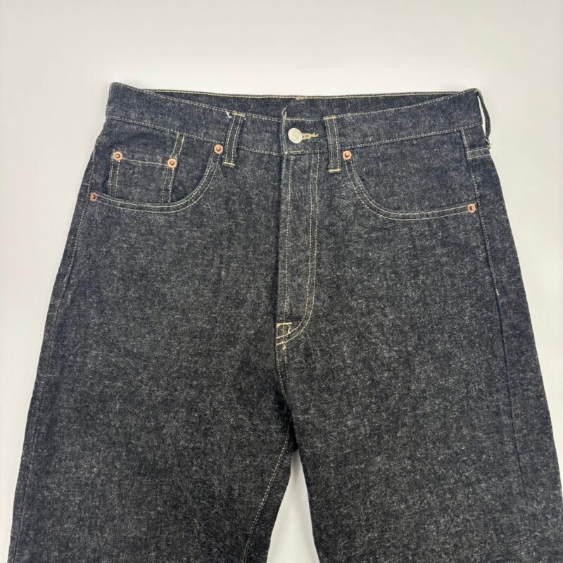A.PRESSE Black Washed Denim Jeans
