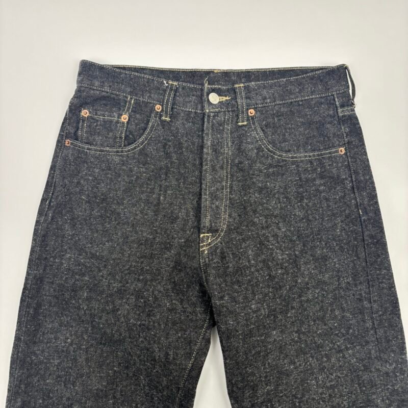 A.PRESSE Black Washed Denim Jeans