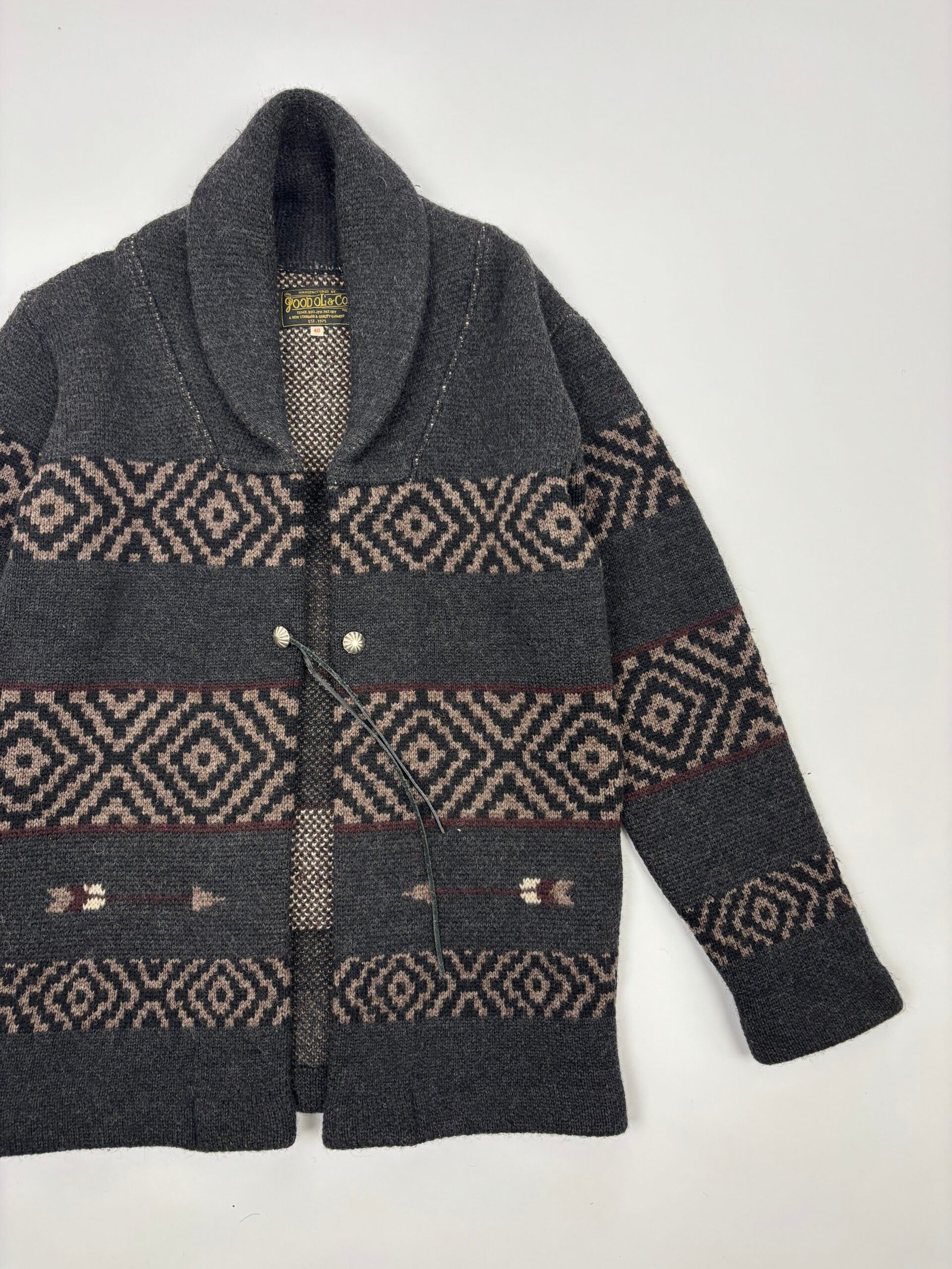 good ol wool cardigan Good Ol’ Cowichan Cardigan