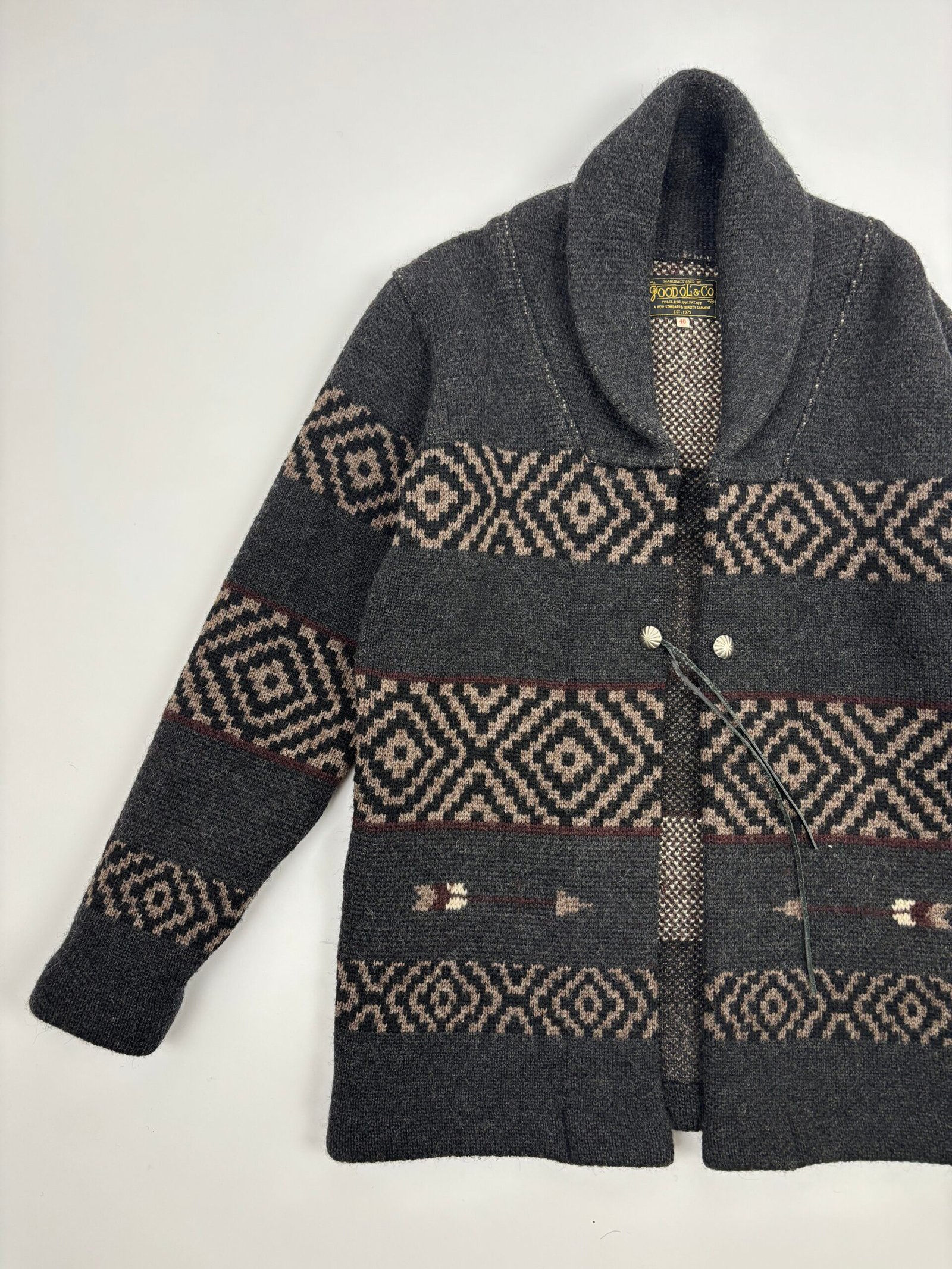 good ol wool cardigan Good Ol’ Cowichan Cardigan