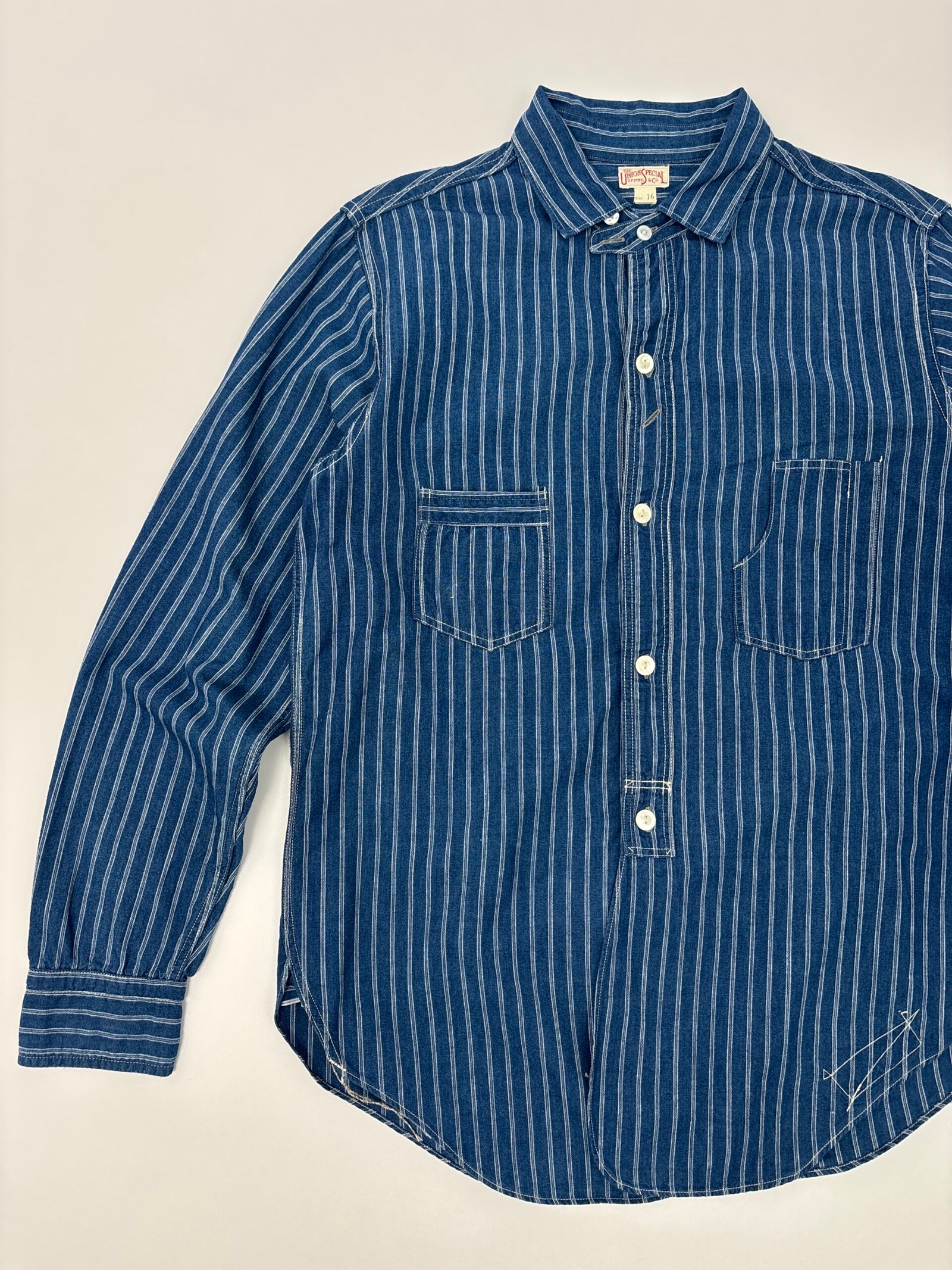 freewheelers union special stripe shirt Freewheelers Striped Work Shirt