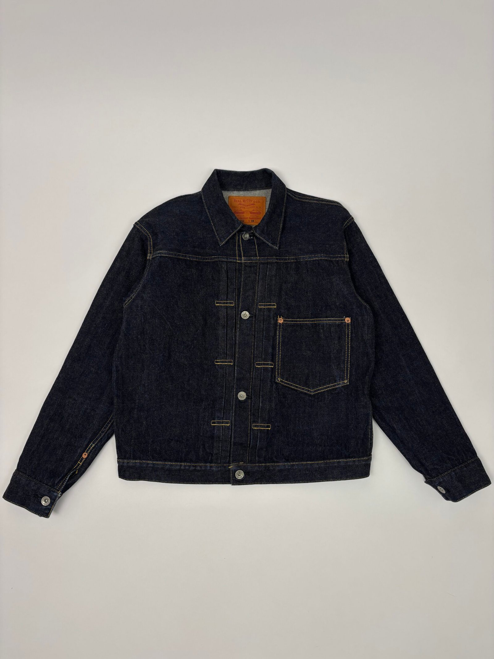 the real mccoy’s ww2 type 1 denim jacket The Real McCoy’s WW2 Type 1 Denim Jacket