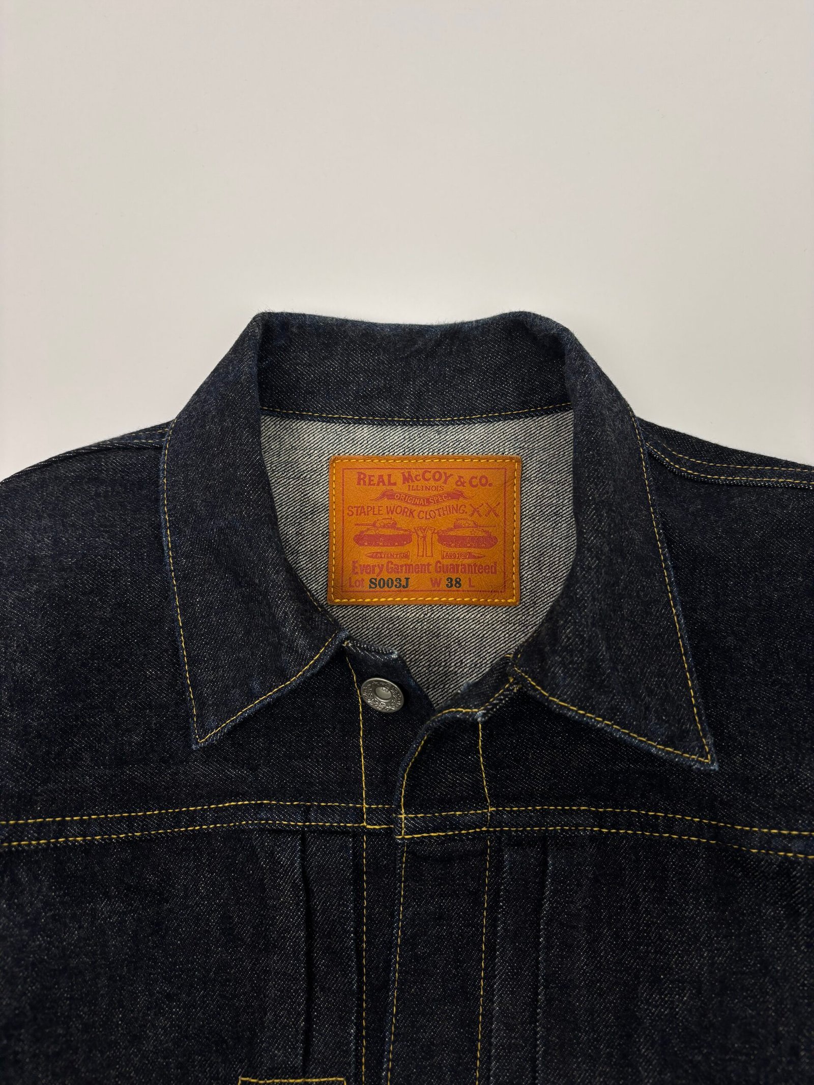 the real mccoy’s ww2 type 1 denim jacket The Real McCoy’s WW2 Type 1 Denim Jacket