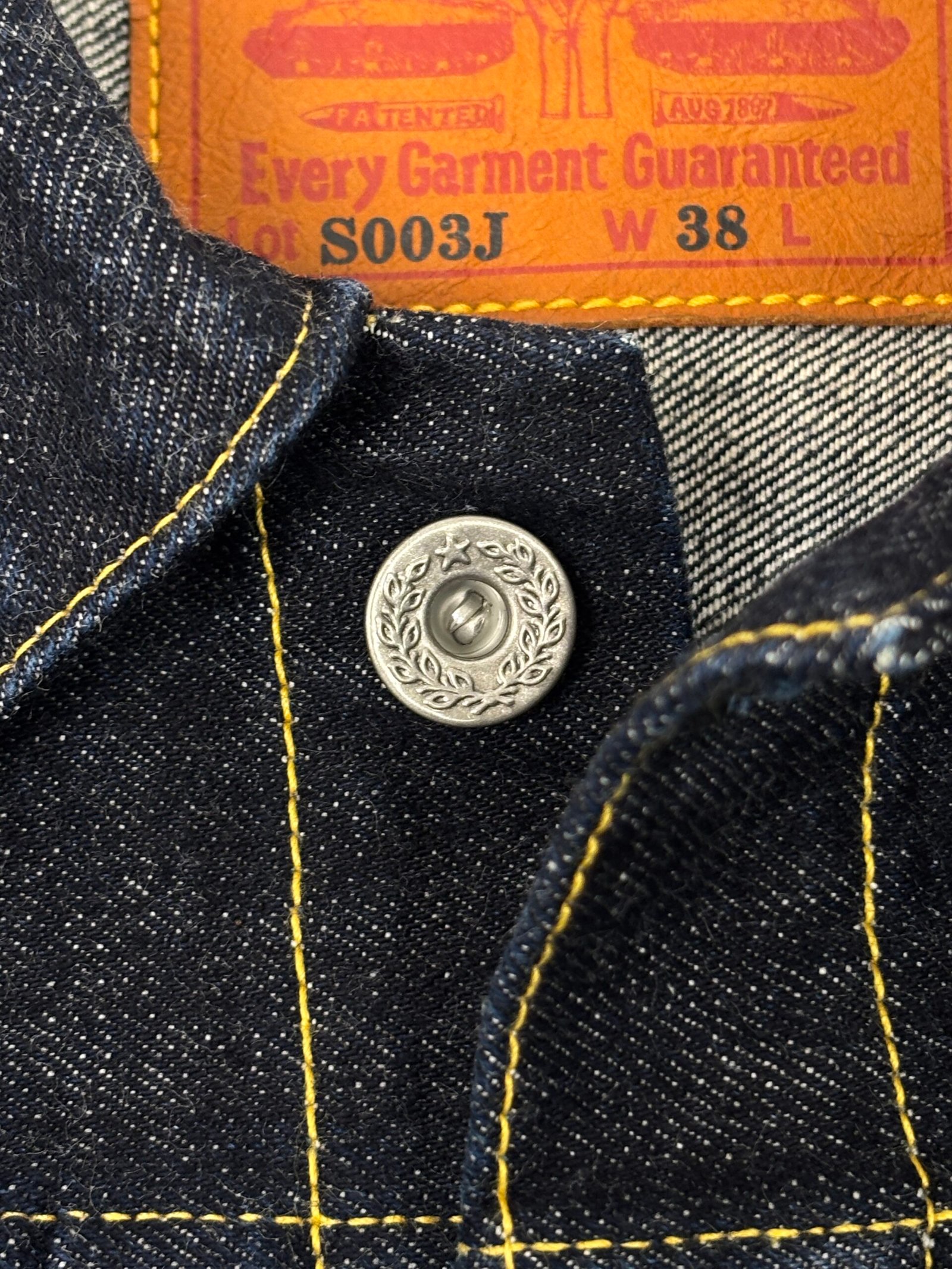 the real mccoy’s ww2 type 1 denim jacket The Real McCoy’s WW2 Type 1 Denim Jacket