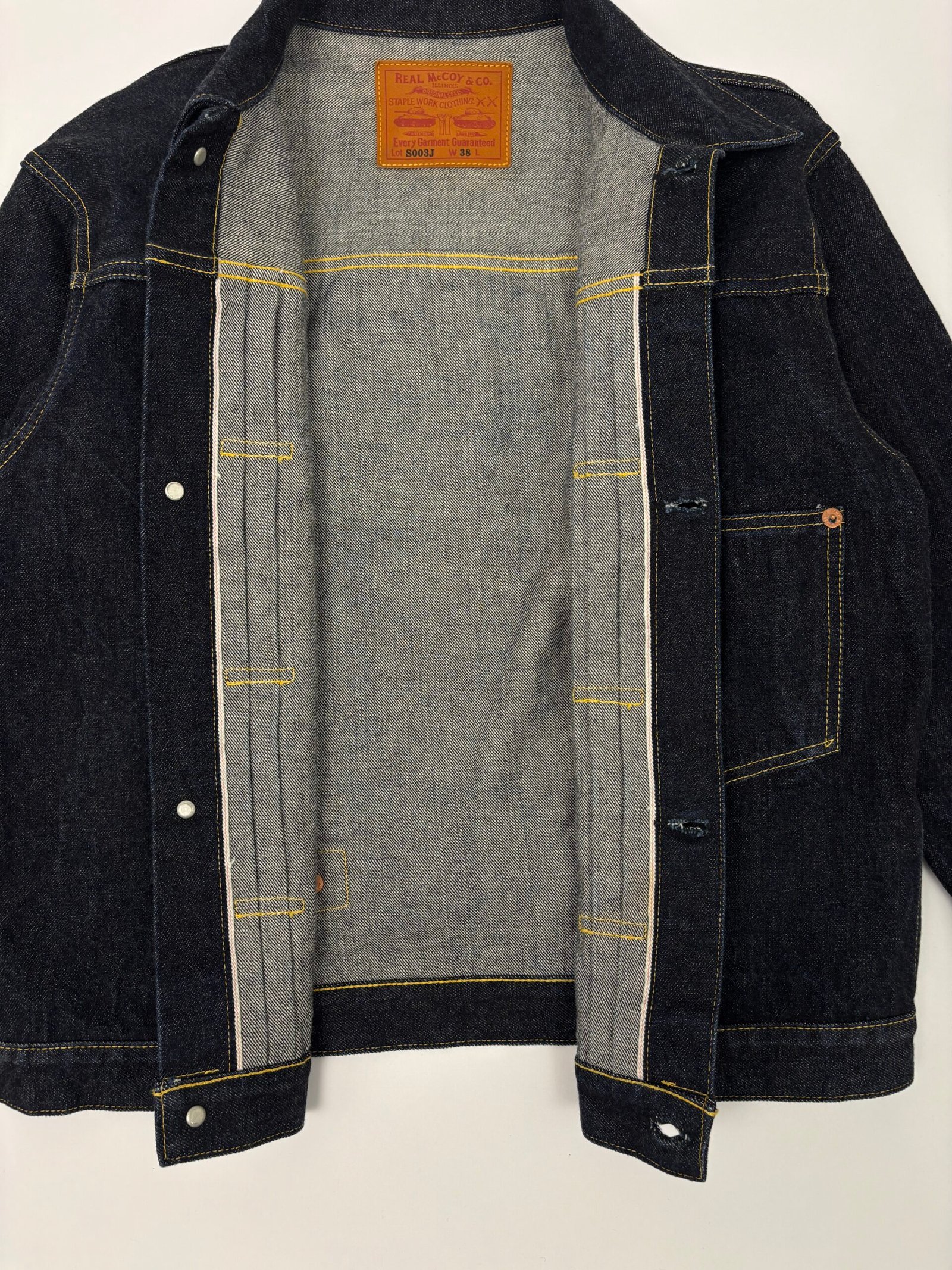 the real mccoy’s ww2 type 1 denim jacket The Real McCoy’s WW2 Type 1 Denim Jacket