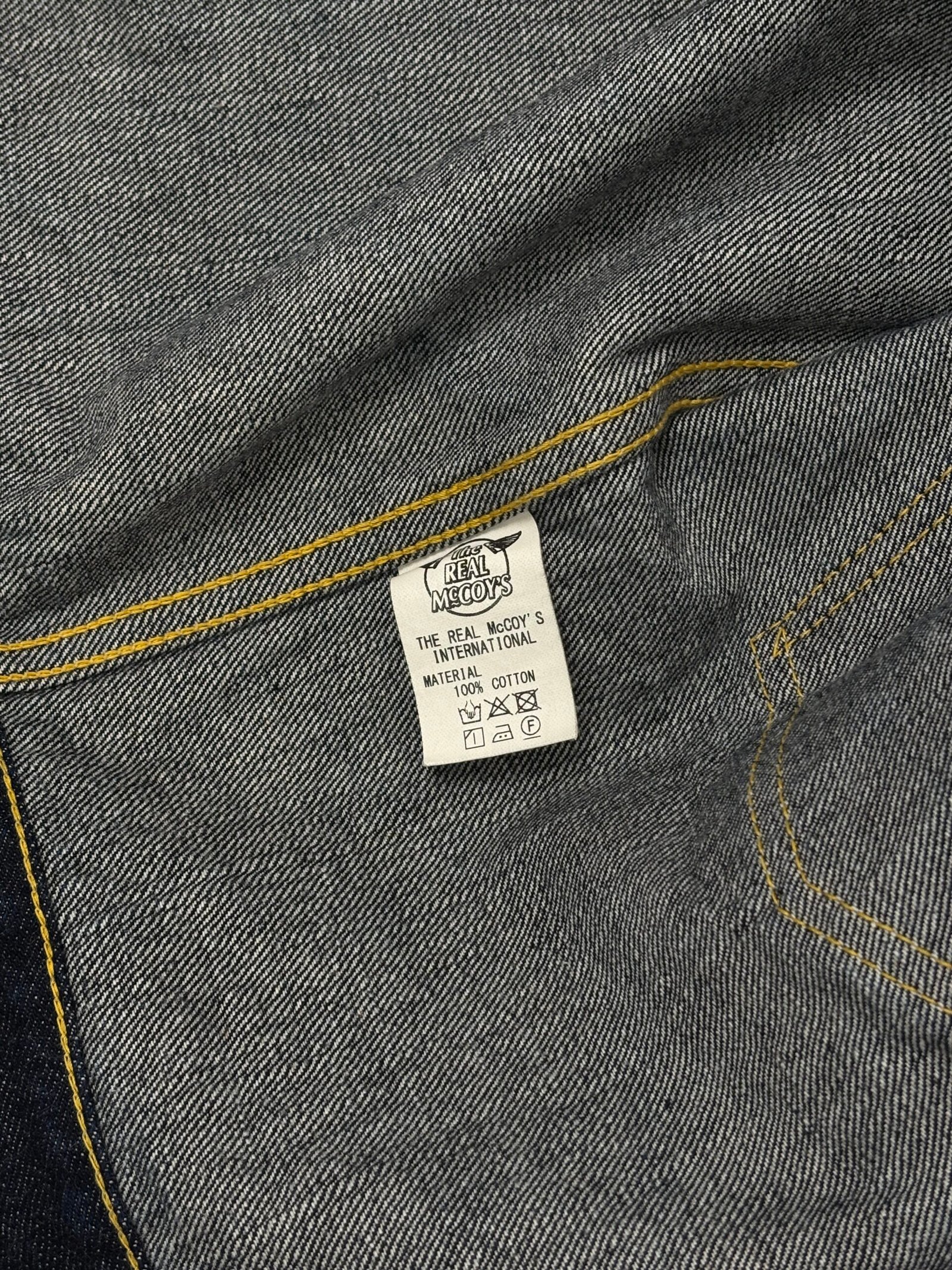 the real mccoy’s ww2 type 1 denim jacket The Real McCoy’s WW2 Type 1 Denim Jacket