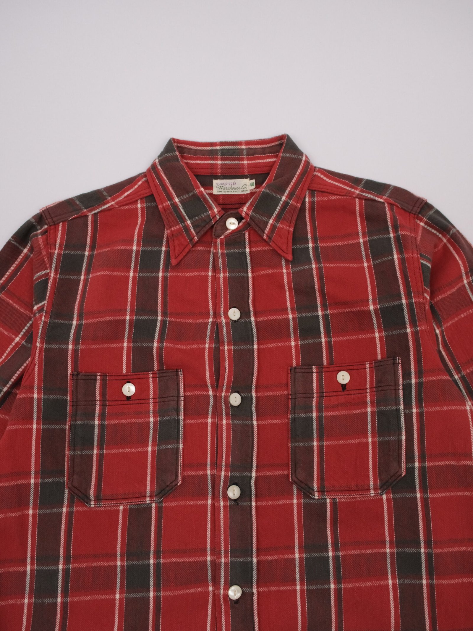 warehouse 3022 duck digger flannel shirt Warehouse Duck Digger Flannel Shirt
