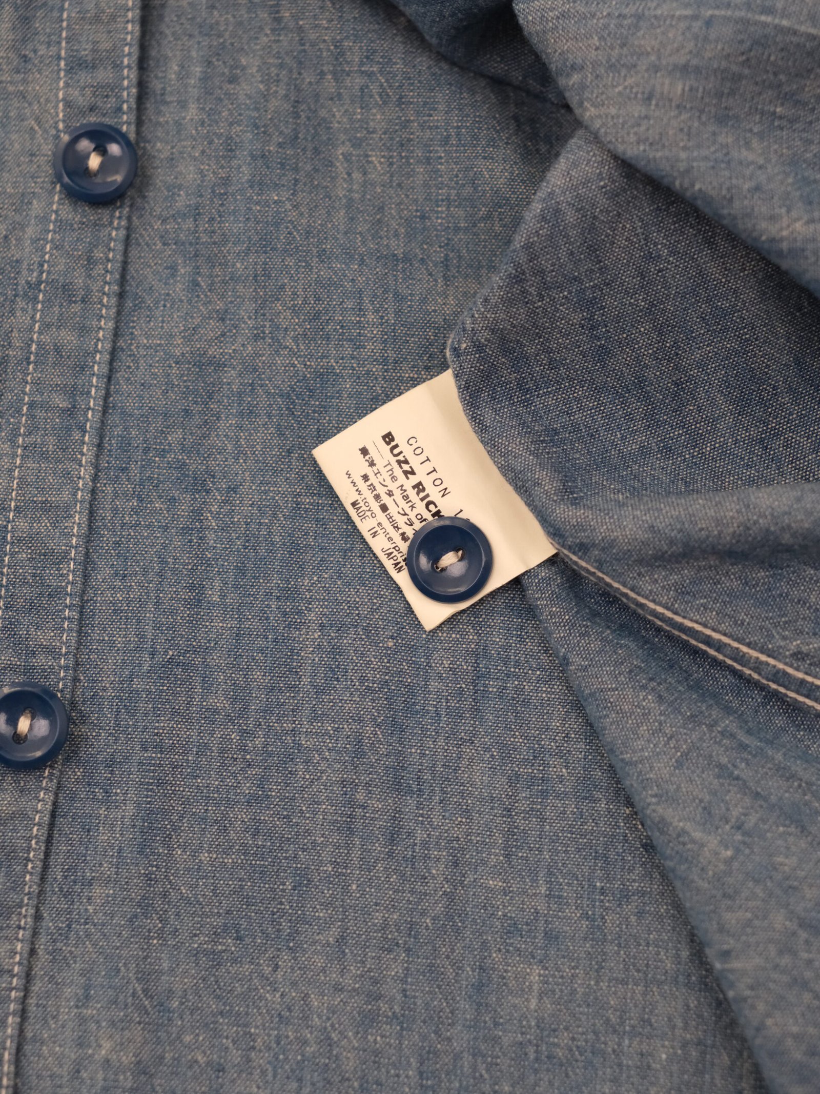 buzz rickson's chambray work shirt Buzz Rickson’s Chambray Work Shirt