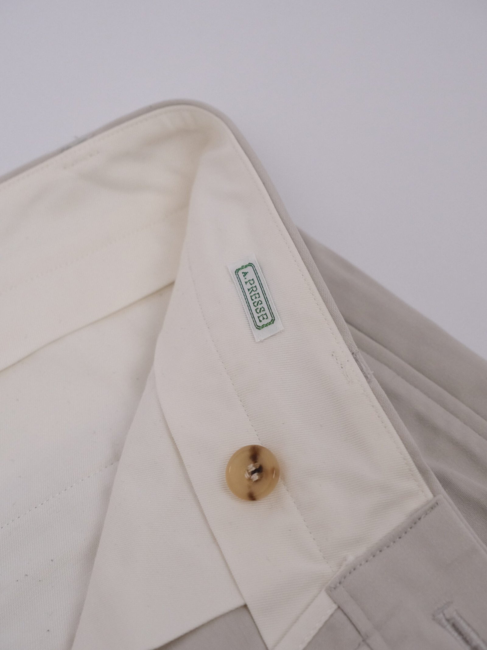a.presse beige chino pants A.PRESSE Beige Chino Pants