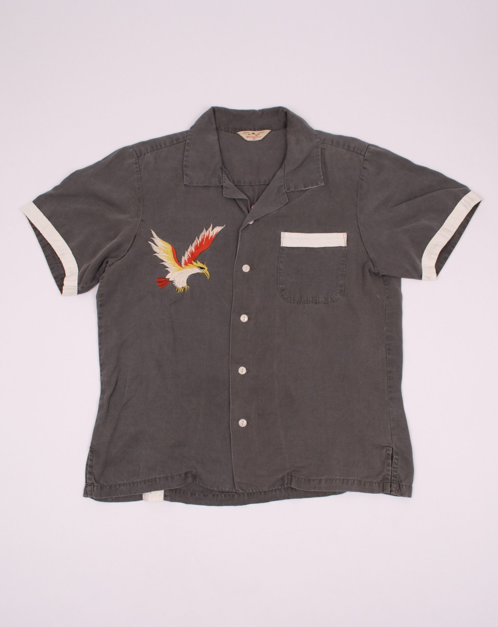 Warehouse Sukajan Style Bowling Shirt