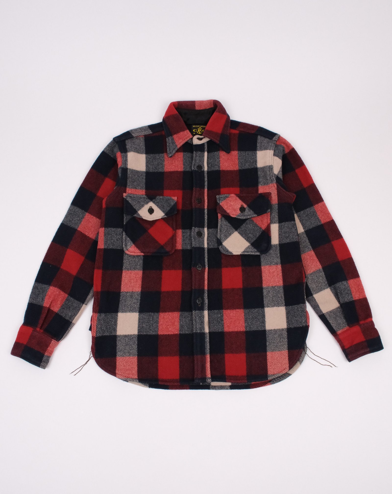 The Real McCoy’s Wool Plaid CPO Shirt Jacket