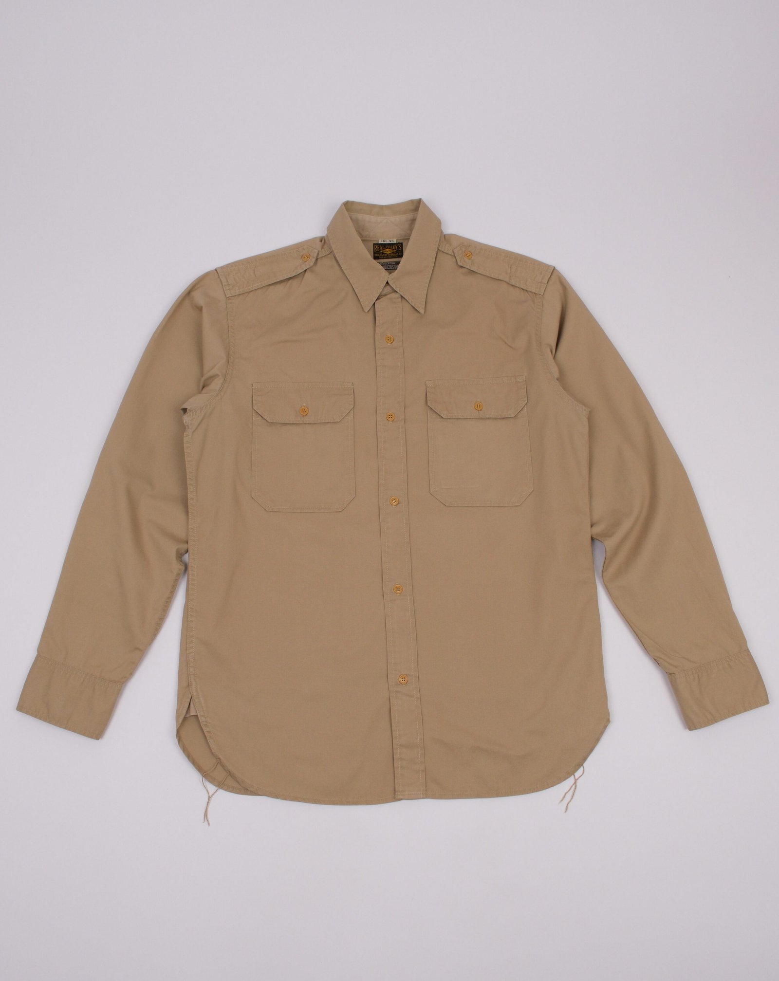 The Real McCoy’s Khaki Shirt L/S (Modify)