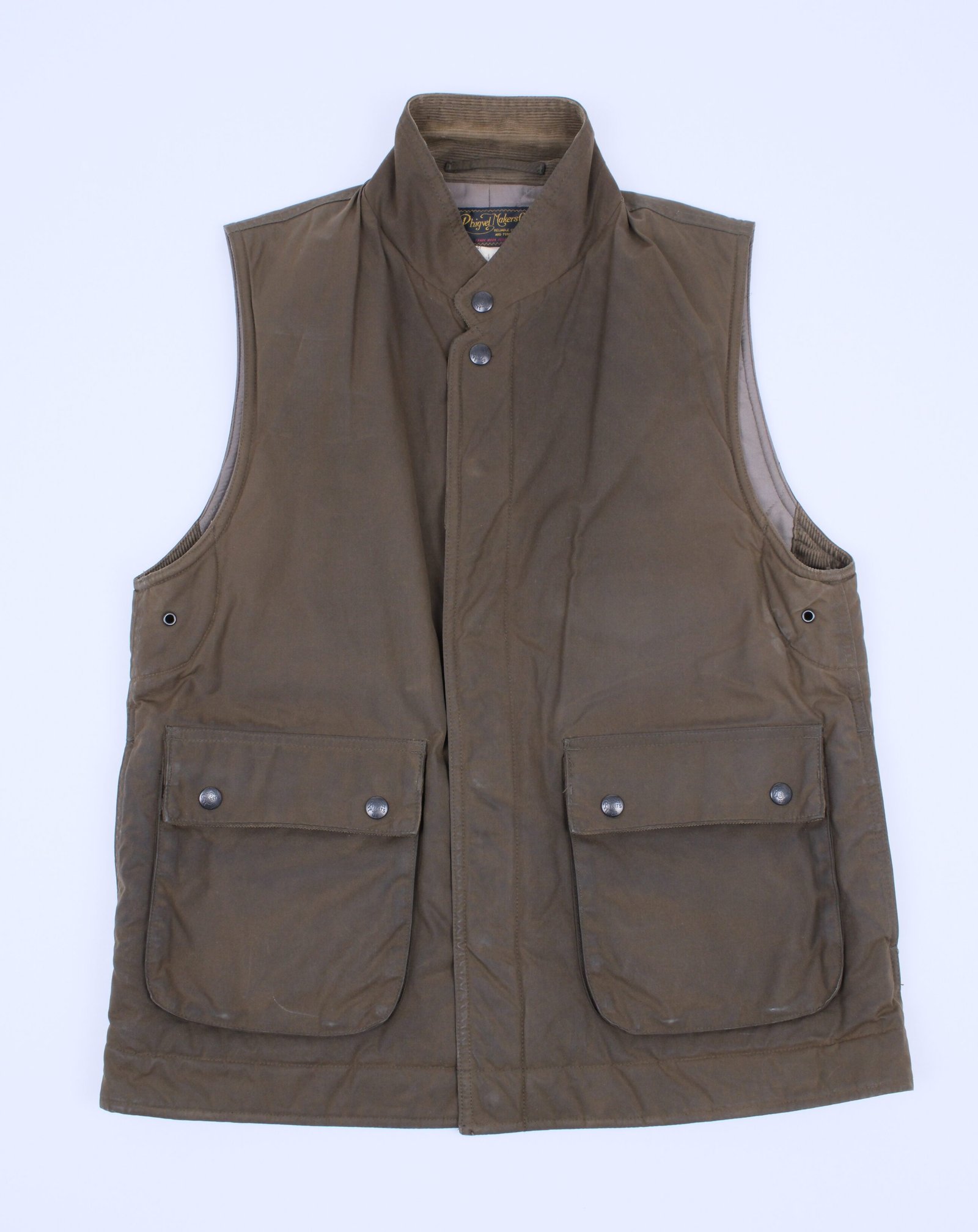 Phigvel Waxed Cotton Hunting Vest