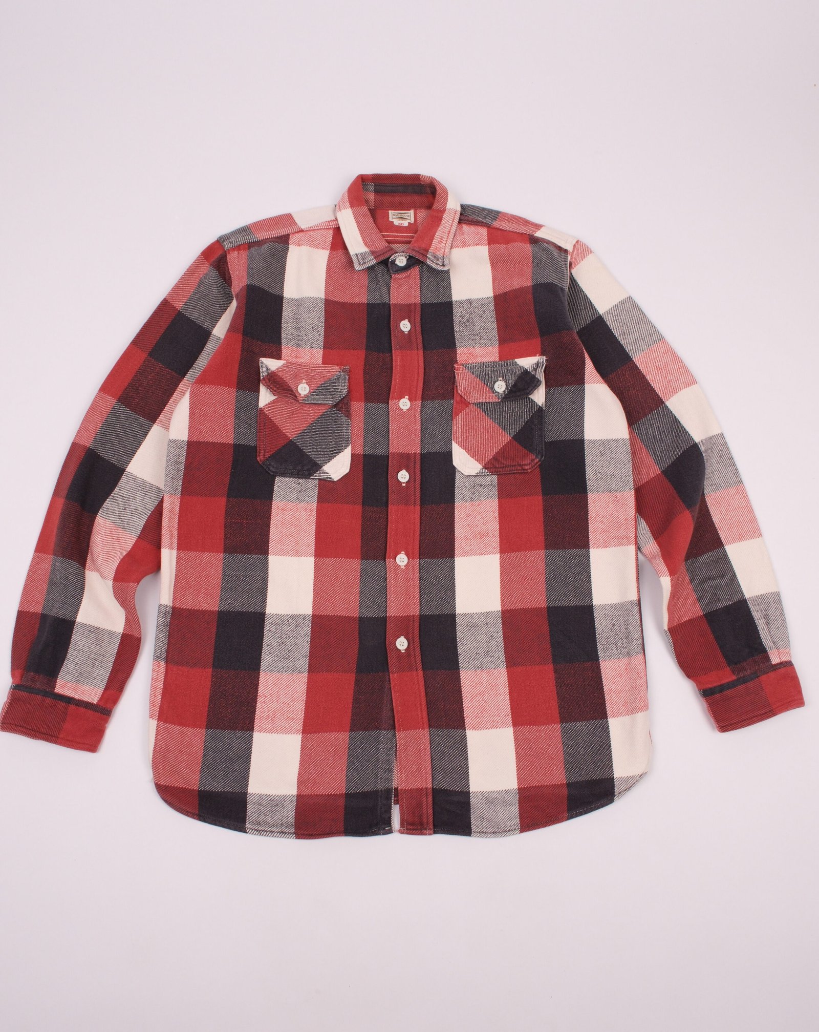 Warehouse Buffalo Plaid Flannel Shirt