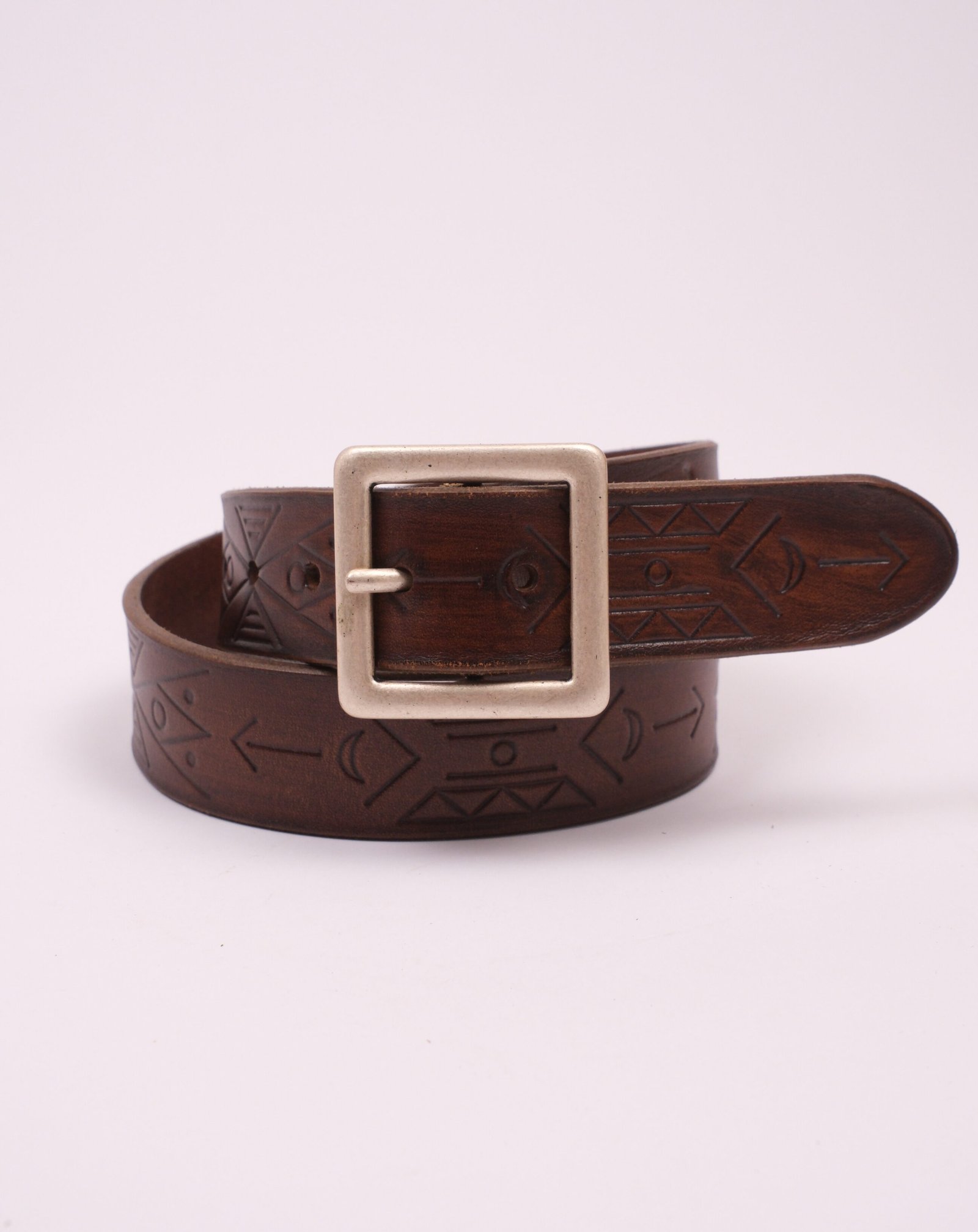 Jean Dessel Tooled Leather Belt