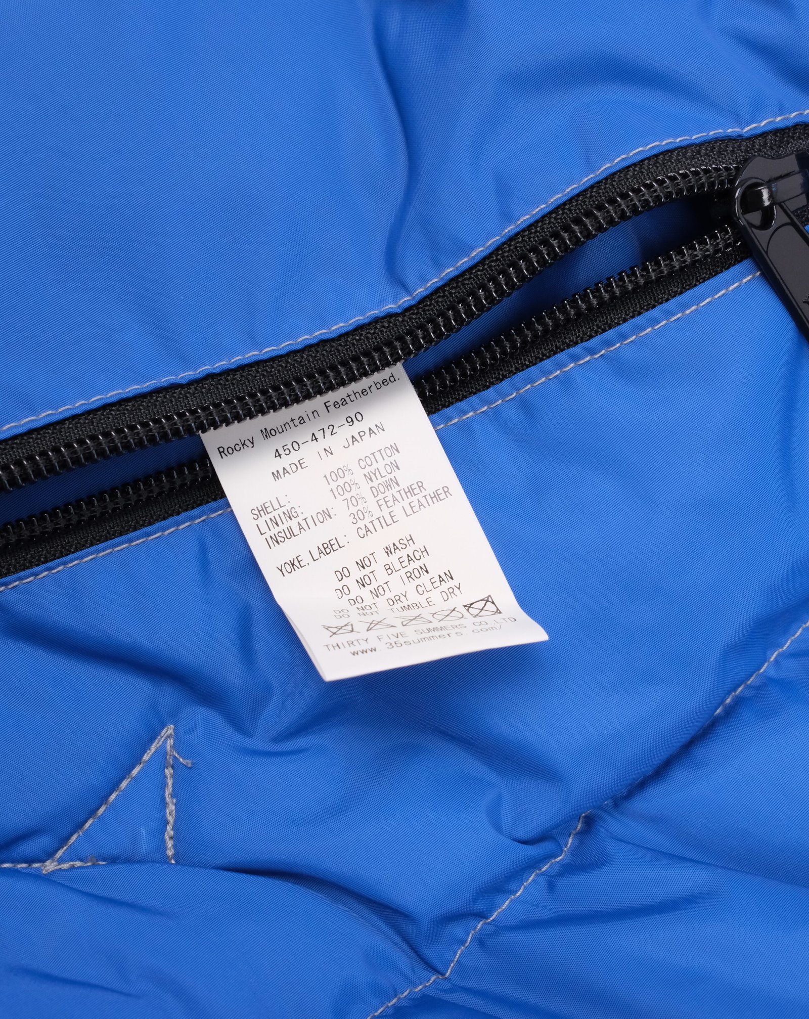 Rocky Mountain Featherbed Down Vest Grey Rocky Mountain Featherbed x Loopwheeler Down Vest