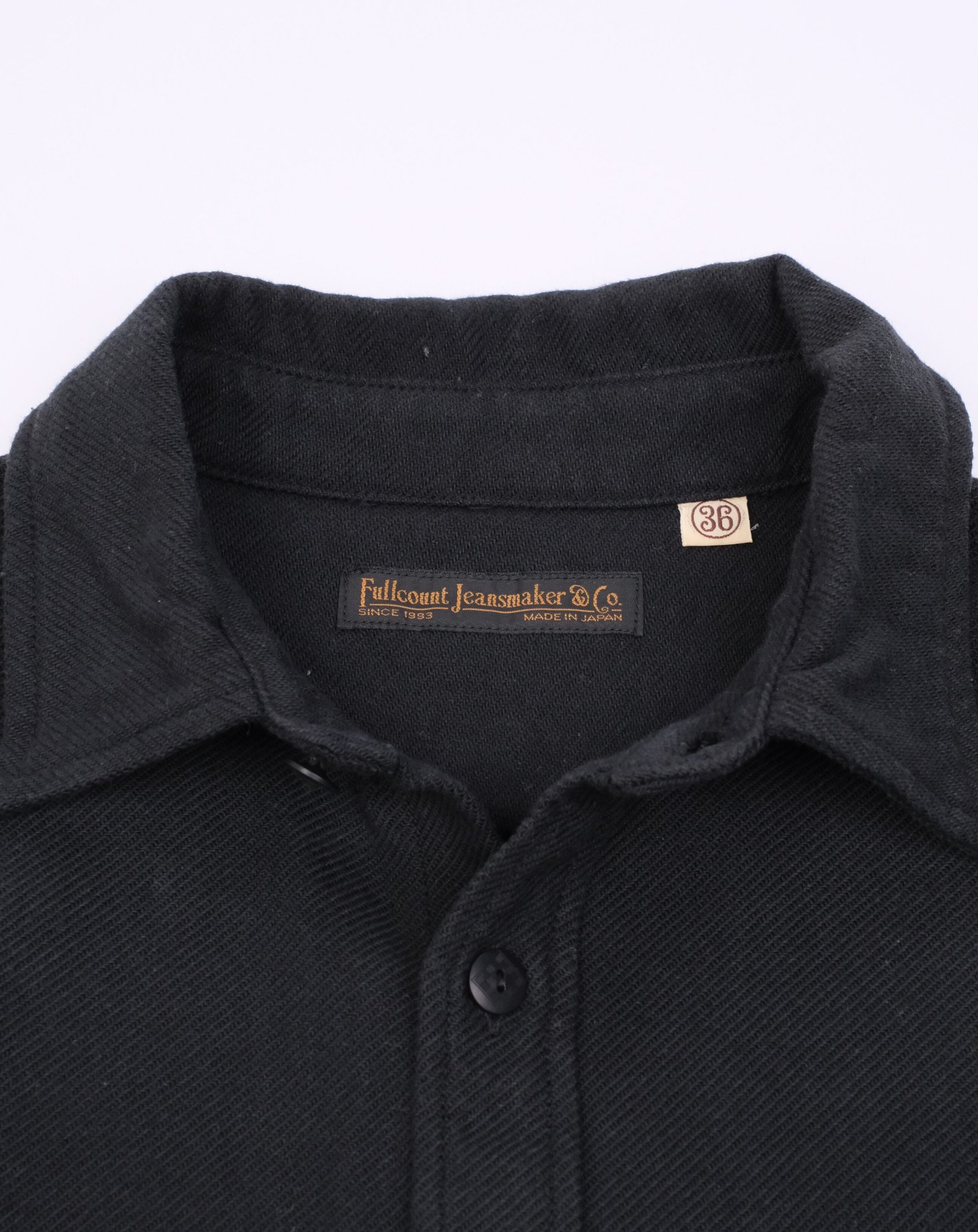 Fullcount Heavy Flannel Shirt Black Fullcount Heavy Flannel Shirt