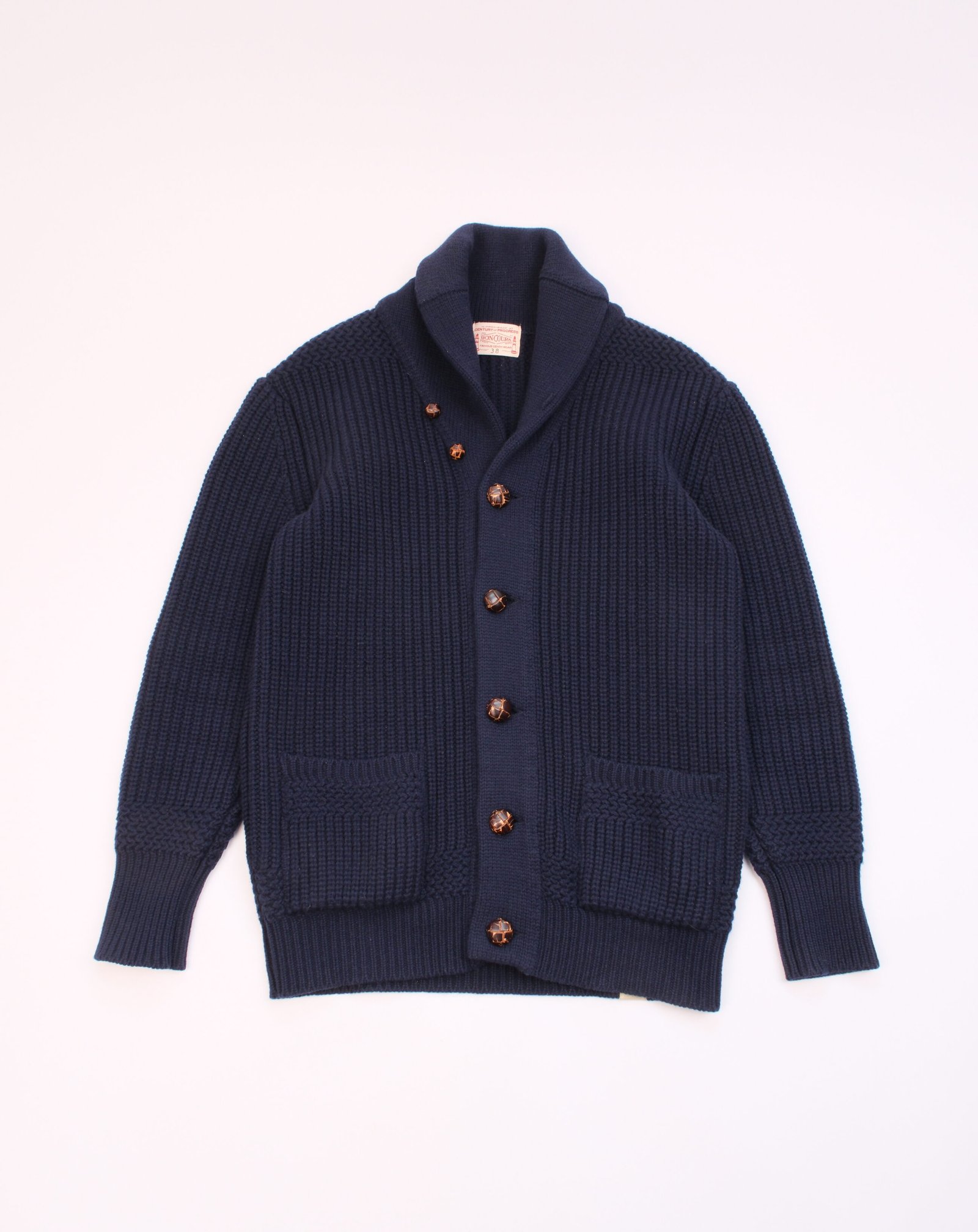 Boncoura Shawl Collar Knit Cardigan